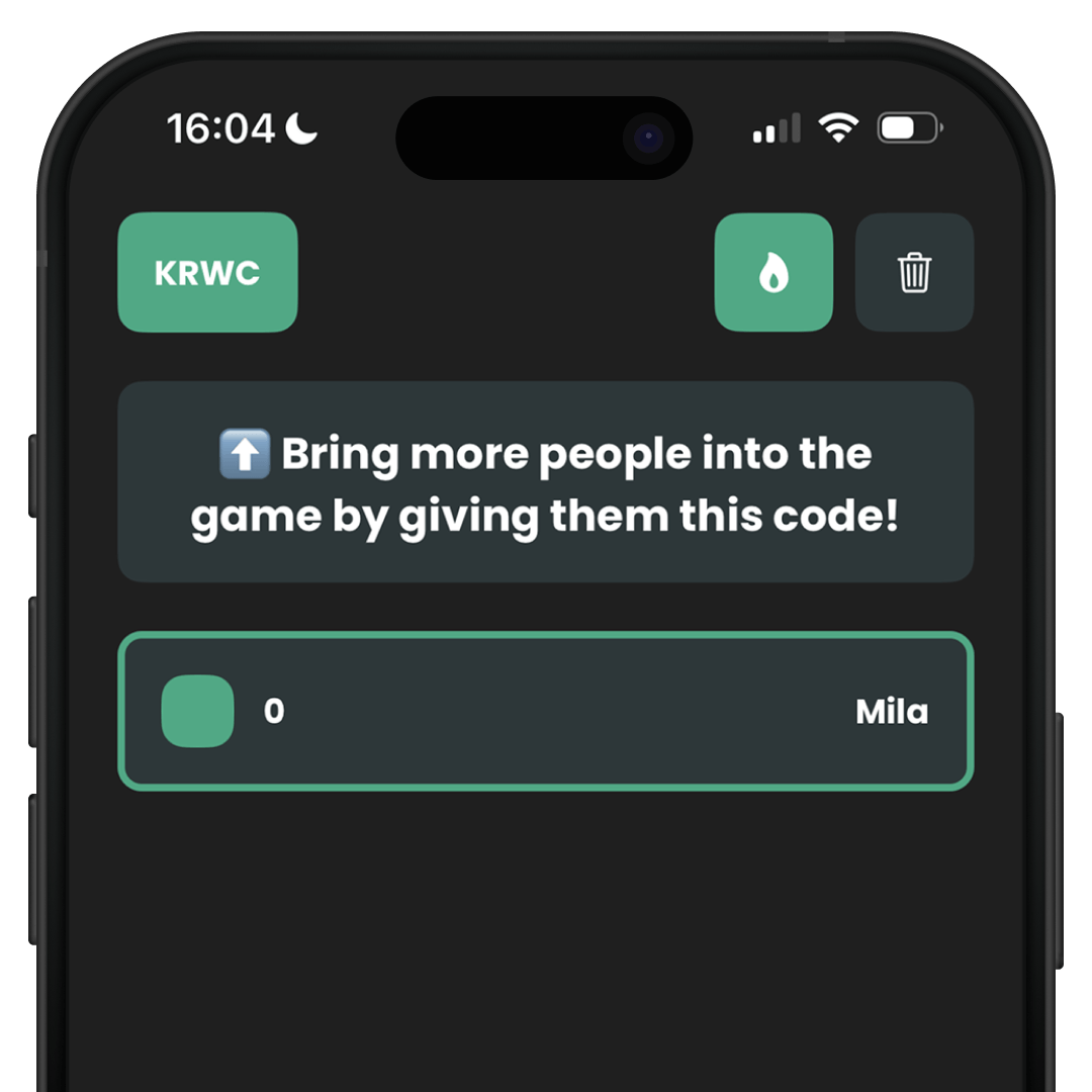 Roved party game app