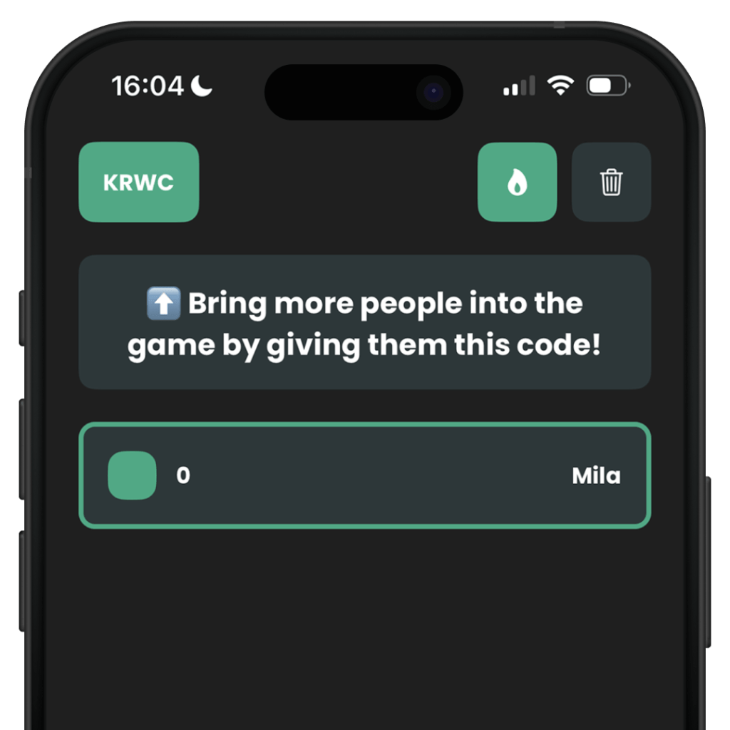 Roved mockup of a lobby in the game encouraging more people to join.